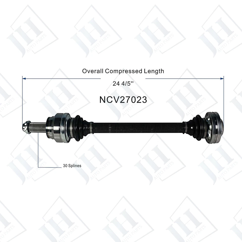 OE Rear Left or Right CV Axle Shaft Joint for 2008-2019 BMW X6 10-18 X5 AWD - Image 2 of 4