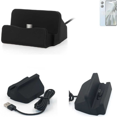 Dockingstation für ZTE Libero 5G lV USB Type-C Tisch-Ladestation Desk charger