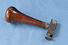 Antique/Vintage wooden  possibly French wax seal stamp- Jardin name on the head