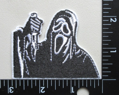  Scream Ghost Face Horror Movie Scary Killer Slasher Embroidered Iron On Patch