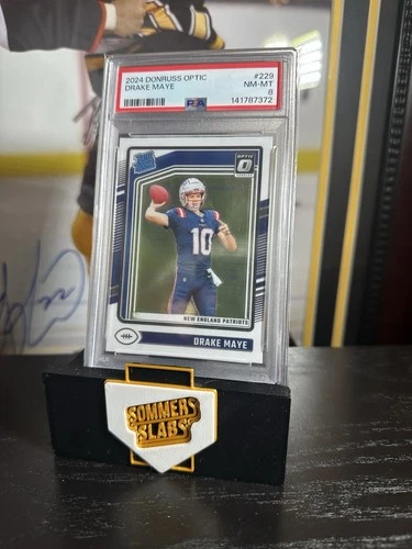 2024 PANINI DONRUSS OPTIC #229 DRAKE MAYE RC RATED ROOKIE PSA 8