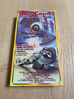 Def-Con 4: Defense Condition 4 (1985) VHS Adventure Sci-fi Maury Chaykin Horror