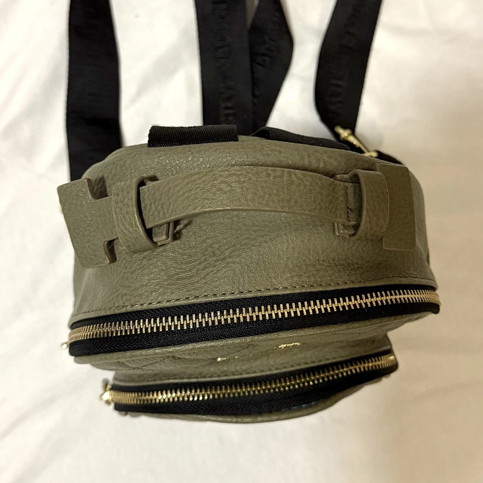 Steve Madden Quilted Mini Backpack - Olive Green - Изображение 2 из 4