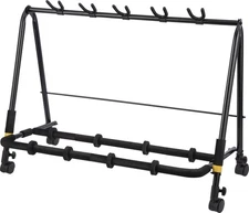 Hercules Stands GS525BPLUS Multi-guitar Display Rack with Casters - 5 Guitars