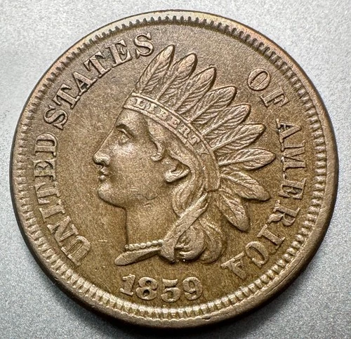 1859 INDIAN CENT  XF   BETTER DATE  #1483