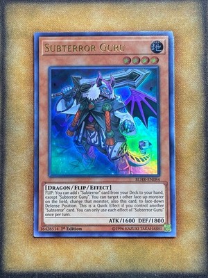 Yugioh Subterror Guru BLHR-EN084 Ultra Rare 1st Ed LP