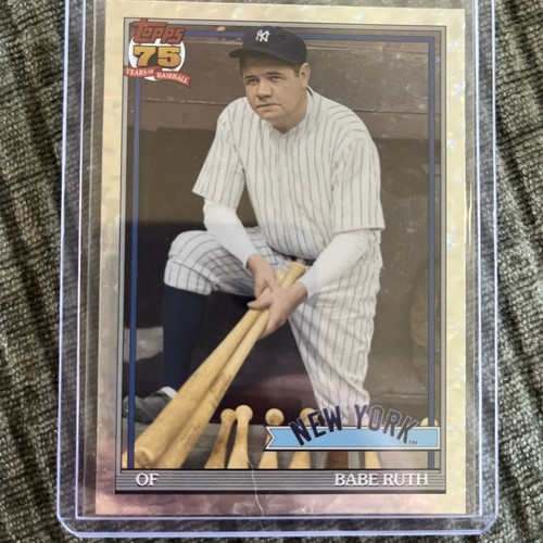 2026 Topps Series 2 Babe Ruth Crackle Foil (RAW)