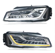 A Pair Upgrade LED Headlights Assembly Lamp For Audi A8 2011-2013 ACCESSORIES