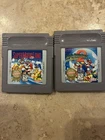 Super Mario Land 1 & 2 Gameboy Games - Authentic Tested And Working!