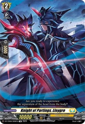 Knight of Partings, Lloygre TD DZ-TD04: Start Up Trial Deck ''Keter Sanctuary'' DZ