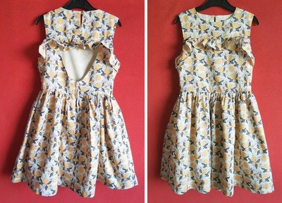 SERGENT MAJOR Mädchenkleid Sommerkleid m. Rüschen ärmellos Bmw. Gr. 128