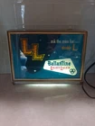 Vintage 1958 Ballantine LIGHT LAGER,Beer LIGHTED & MOTION, LL Bar Register Sign