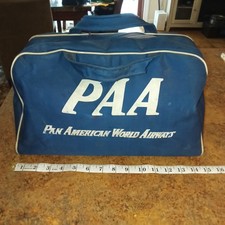 Vintage 1960's PAN AM Crew/Passenger Carry On Bag!