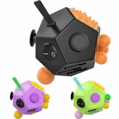 Atic Adult Fidget Cube 12 Side Sided Desk Toy Stress Anxiety Relief Focus Puzzle Ebay