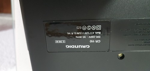 GRABADORA DE CASETE GRUNDIG CR-110 EN SU EMBALAJE ORIGINAL - Imagen 7 de 8