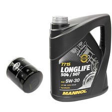 Motoröl Set 5W30 API SN 5Liter SM113 Ölfilter für Audi A1 Seat Ibiza Skoda Fabia