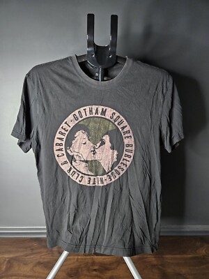 Y2K Grunge Express MEDIUM T Shirt Black Gotham Burlesque Cabaret Nite Club Girls
