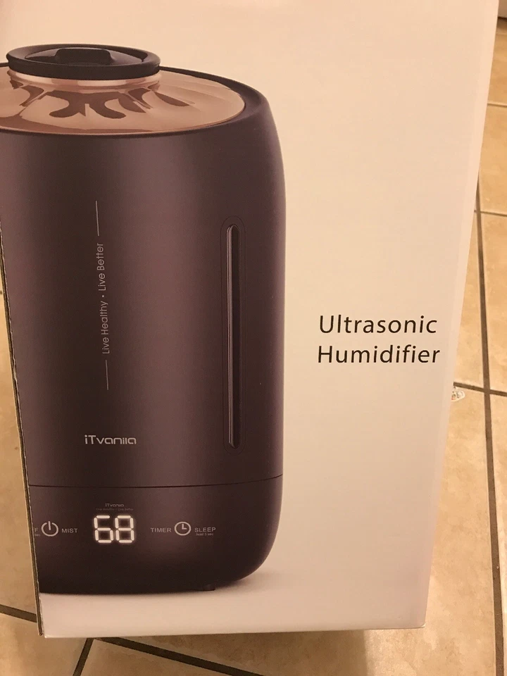 iTvanila Cool Mist Humidifiers, Ultrasonic Humidifiers, Air Humidifiers 5L - Image 3 of 4