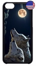 Wolf Moon Dog Wild Animal Slim Hard Cute Fashion Case Cover For Apple iPod 7 6 5