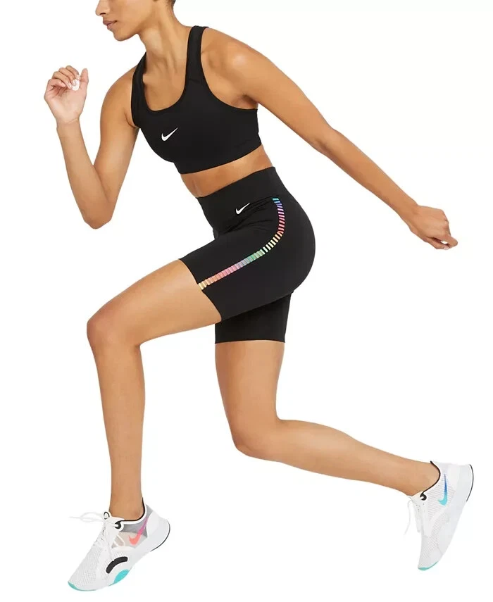Nike pro rainbow shorts cheap