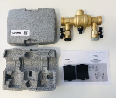 COSMO Sole-Füllarmatur inkl. Dämmbox für Erdwärmepumpen bis max. 12 | 30 | 50 kW