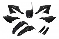 Kunststoffverkleidung Kit Full Yamaha YZ 125 - 250 2022 - 2024 Schwarz Ufo Plast