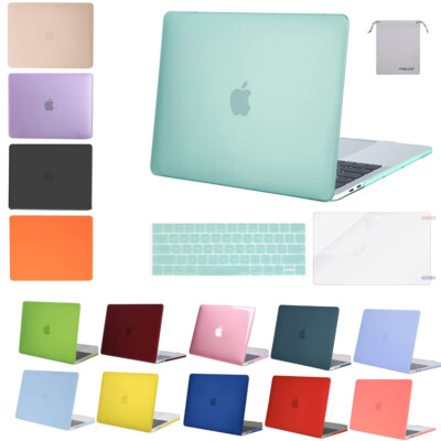 For Macbook Touch Bar Pro 13 15 Macbook Air 13 Snap on Case Cover 4in1 pack 