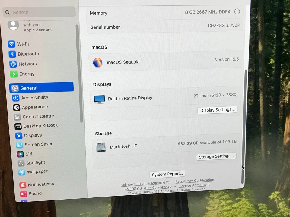 Apple iMac "Core i5" 3.1 27" (5K, 2019) 1tb hdd 8GB Ram - Image 3 of 4
