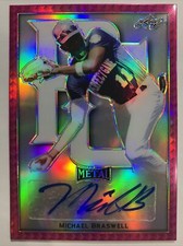 2020 LEAF METAL PG MICHAEL BRASWELL PINK REFRACTOR AUTO 09/20