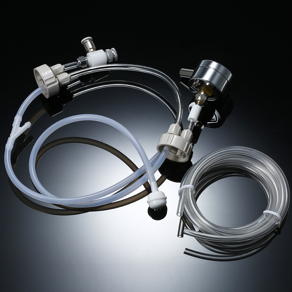 Aquarium DIY CO2 Generator System Kit W/Pressure F-low Adjustment