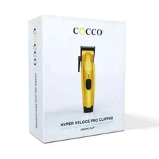 Cocco Hyper Veloce Pro Clipper with Digital Gap Graphene Blade Yellow