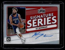 Ky Bowman 2020-21 Donruss Optic Signature Holo Silver Prizm Auto Card #SS-KYB