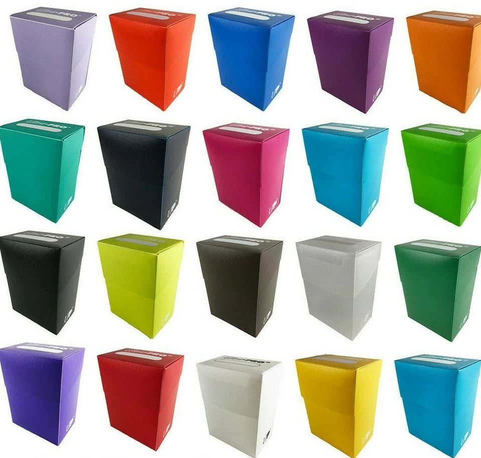 ULTRA PRO TRADING CARD DECK BOX 6 BOX COMBO - MTG Yugioh POKEMON HOLDS 80 CARDS - Image 2 of 2