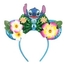 New Lilo And Stitch Tropical Flowers Headband