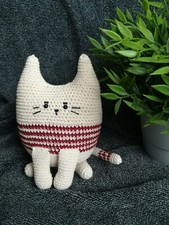 Crochet Kitty Amigurumi Toy Stuffed Animal Plush Amazing Handmade Gift For Kids