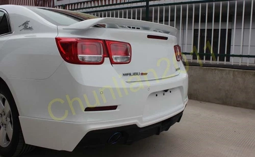 Unpainted Double Layer Spoiler Wing For 2011-2023 Chevy Chevrolet Malibu Sedan - Picture 1 of 8