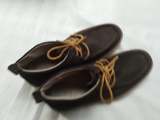 Andrew Marc Chukka Boots Shoes Mens Size 11 Brown Leather Laces