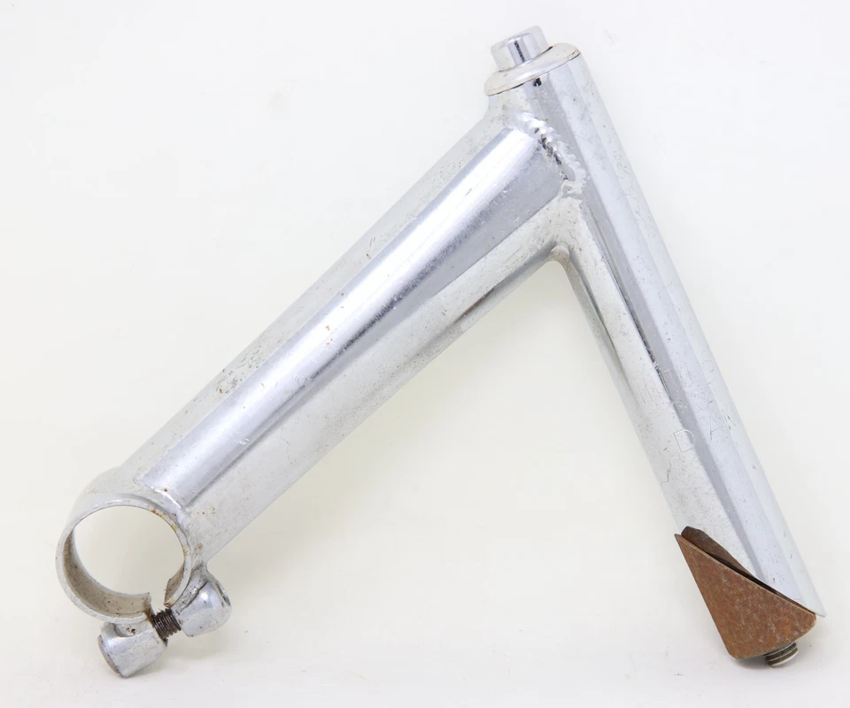 NOS 3T 3TTT CHROMIX CORSA PLUS STEM 130MM 1" CLAMP 25.8 CHROMED VINTAGE STEEL - Image 2 of 4