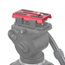 CAMVATE Aluminum Manfrotto Camera Quick Release Plate With 1/4" & 3/8" Threads