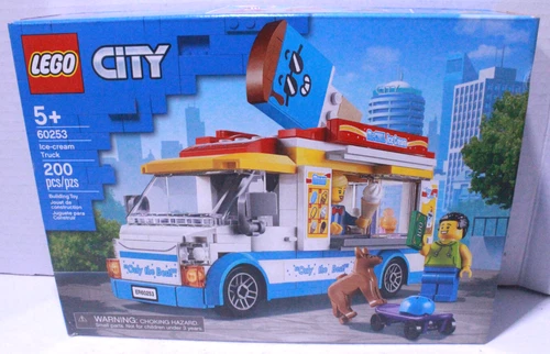 LEGO CITY Set Ice-Cream Truck 60253 200 Pieces Dog Man Girl New Sealed Box