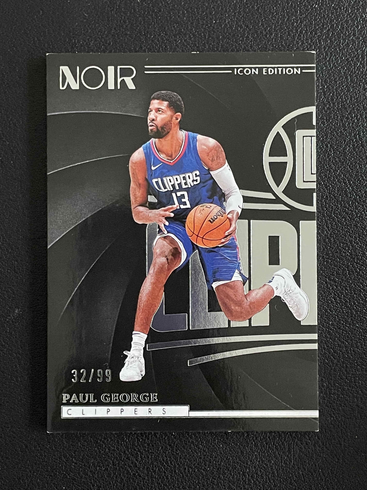 Paul George 2023-24 Panini Noir Basketball Clippers /99 #111