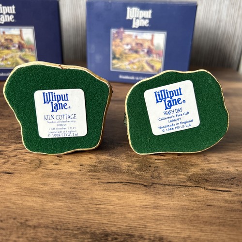 Liliput Gasse - Waschtag & Brennofenhütte - original blauer Karton und Urkunden - Handarbeit - Bild 11 von 15