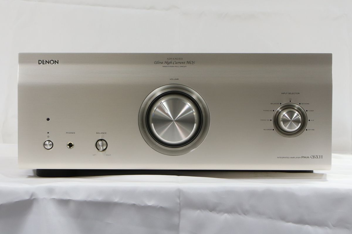 DENON Integrated Amplifier PMA-SX11 Color Silver 120W x 2ch 8Ω