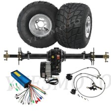 48V 1000W 1500W Differential Electric Motor Rear Axle Kit for Go Kart Quad Buggy