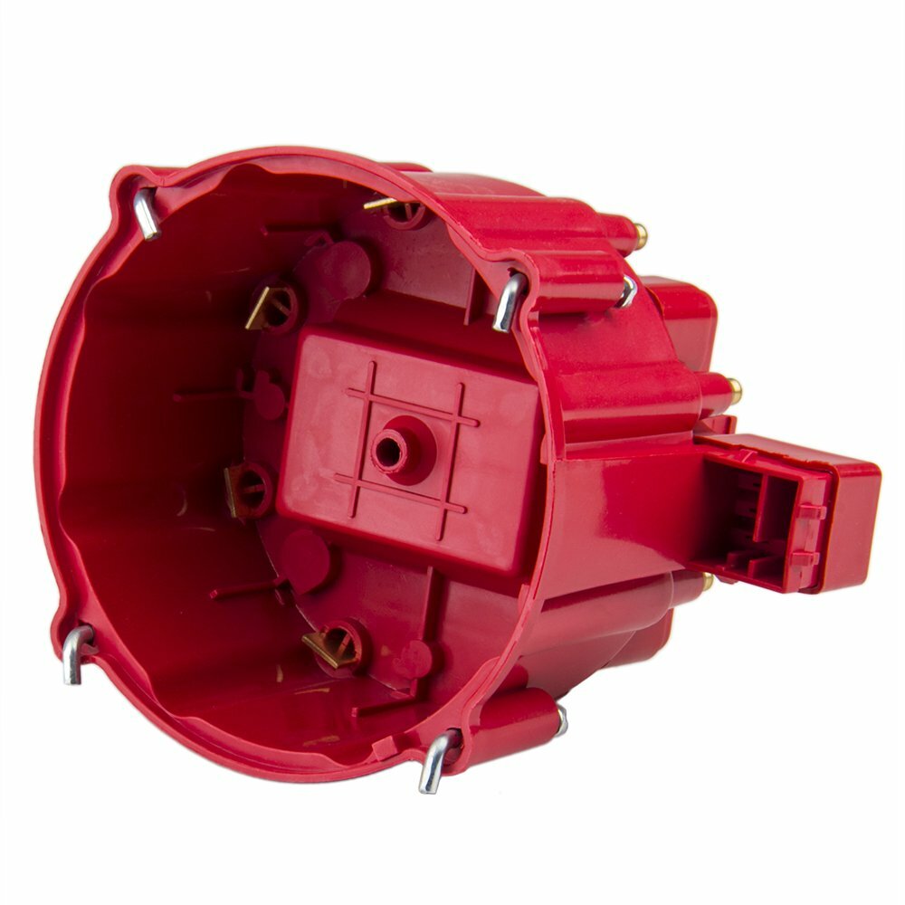 Male Rotor Cap Brand New Red Male HEI Distributor Cap And Rotor Replace For SBC BBC ...