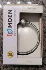 MOEN Preston Towel Ring in Spot Resist Brushed Nickel DN8486BN
