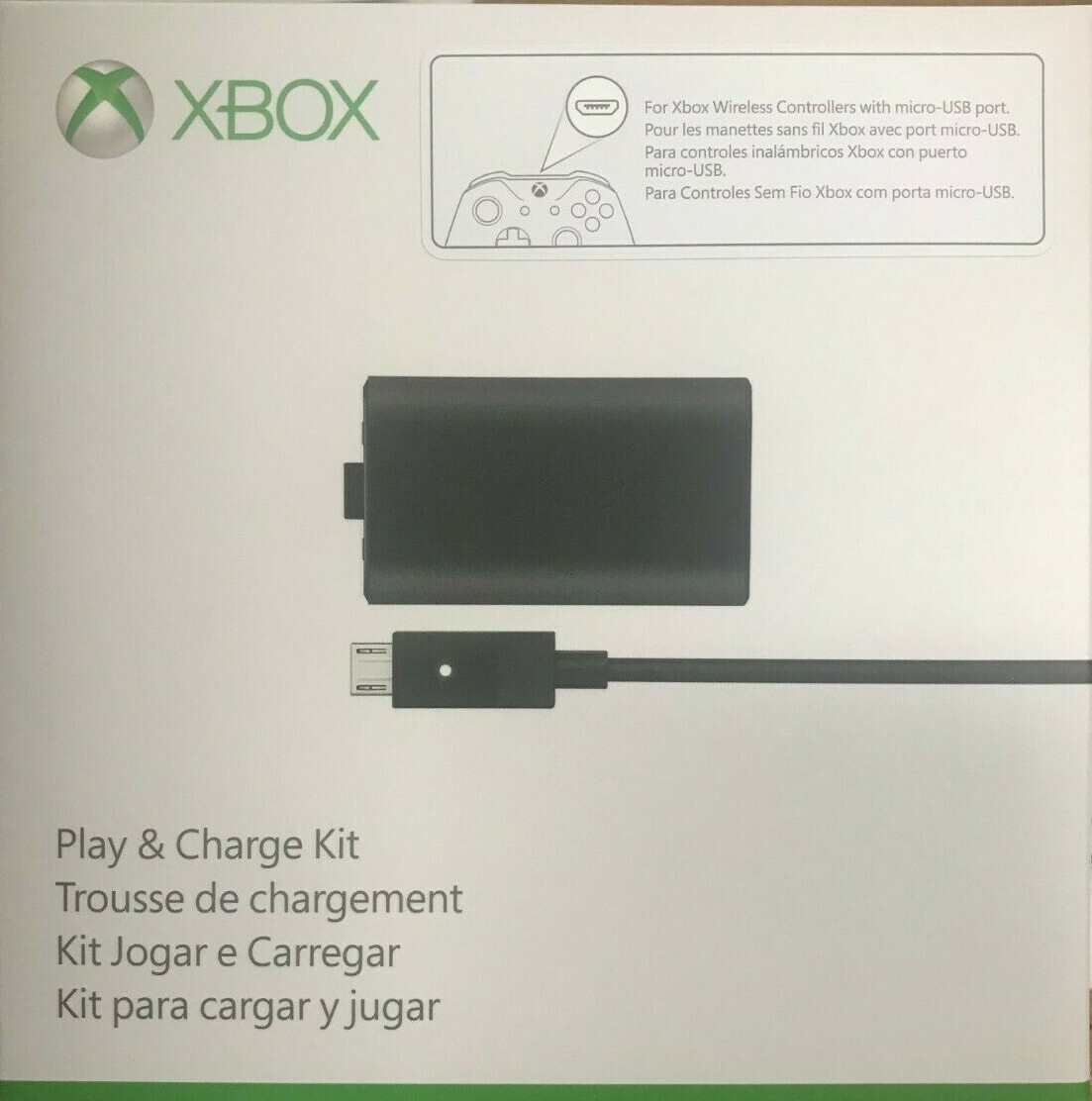 Microsoft S3V00013 Xbox One Play N Charge Kit eBay