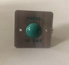 Heavy Duty Stainless Steel Exit Button