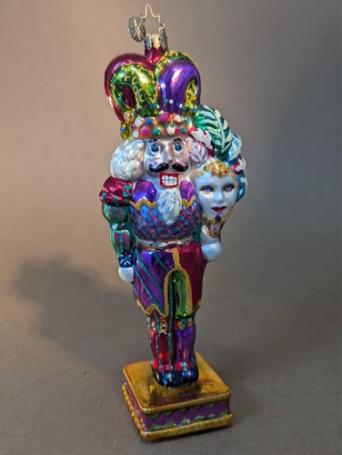 RADKO VENETIAN NIGHTS 20TH ANNIVERSARY SIGNED GLASS ORNAMENT 1011597 7.5" TALL - Picture 2 of 10