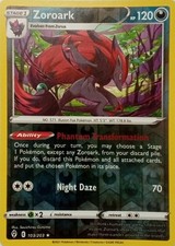 103/203 ZOROARK REVERSE HOLO EVOLVING SKIES POKEMON CARD